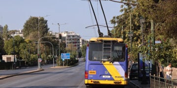 Τρόλεϊ στην Αθήνα (φωτ.: EUROKINISSI / Γιάννης Παναγόπουλος)