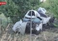 Σε άμορφη μάζα σιδερικών μετατράπηκε το αυτοκίνητο (φωτ.: oladeka.com)