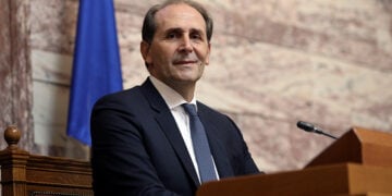 Ο Απόστολος Βεσυρόπουλος (φωτ. αρχείου: EUROKINISSI / Γιάννης Παναγόπουλος)