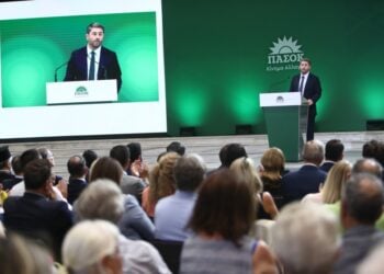 Ομιλία του προέδρου του ΠΑΣΟΚ-Κινήματος Αλλαγής Νίκου Ανδρουλάκη στο πλαίσιο της 88ης Διεθνούς Έκθεσης Θεσσαλονίκης στο συνεδριακό κέντρο "Ι. Βελλίδης", Τετάρτη 11 Σεπτεμβρίου 2024 (φωτ.: Βασίλης Βερβερίδης/MotionTeam)