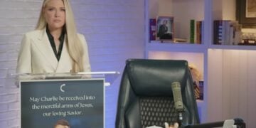 Η χήρα του Τσάρλι Κερκ, Έρικα απευθύνεται για πρώτη φορά στους Αμερικανούς μετά τη δολοφονία του (φωτ.: YouTube)