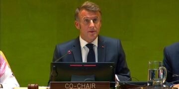Ο πρόεδρος της Γαλλίας Εμανουέλ Μακρόν ανακοινώνει ότι η χώρα αναγνωρίζει το κράτος της Παλαιστίνης (φωτ.: x.com/EmmanuelMacron)