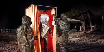 Εικόνα από την Εθνική Διακλαδική Άσκηση Μεγάλης Κλίμακας «ΠΑΡΜΕΝΙΩΝ - 23» 
(φωτ. αρχείου: ΓΕΕΘΑ/EUROKINISSI)