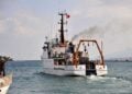 Το Piri Reis (Πίρι Ρέις) αποπλέει από το λιμάνι των Βουρλών στη Σμύρνη (φωτ. αρχείου: EPA/ MEHMET OZDOGRU/ ANATOLIAN AGENCY TURKEY OUT)