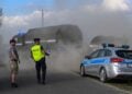 Εικόνα από το πολωνικό χωριό Wohyn όπου έπεσε ρωσικό drone στις 10 Σεπτεμβρίου (φωτ.: EPA/ Wojtek Jargilo)