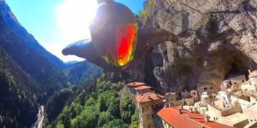 Στιγμιότυπο από την πτήση του  Michael Morann (πηγή: Instagram / michaelmoranmm)