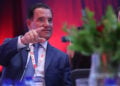 O Άδωνις Γεωργιάδης κατά τη διάρκεια του 5ου Economist Thessaloniki Metropolitan Summit (φωτ.: EUROKINISSI / Ραφαήλ Γεωργιάδης)