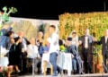 Στιγμιότυπο από την παράσταση «Αφορισμένο ινιάτ», στο Μακροχώρι Ημαθίας (πηγή: «Περίμετρος»)