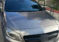 Το αυτοκίνητο που οδηγούσε ο γιος του επιχειρηματία (φωτ.: ΕΛΑΣ)