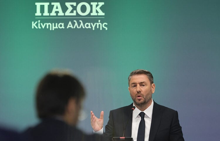 Συνέντευξη Τύπου του Νίκου Ανδρουλάκη στο πλαίσιο της 89ης Διεθνούς Έκθεσης Θεσσαλονίκης (φωτ.: EUROKINISSI / Ραφαήλ Γεωργιάδης)
