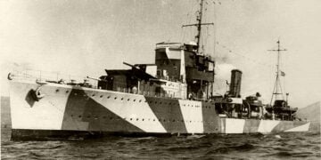 Το θρυλικό αντιτορπιλικό «Βασίλισσα Όλγα» (πηγή: Ναυτικό Μουσείο της Ελλάδος)