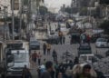 Εικόνα από την πόλη της Γάζας (φωτ.: EPA / Mohammed Saber)