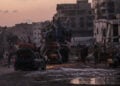 Παλαιστίνιοι εγκαταλείπουν την πόλη της Γάζας (φωτ.: EPA / Mohammed Saber)