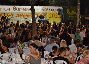 Στιγμιότυπο από το «Μοθωπορί αροθυμίας» του 2022 (φωτ.: Facebook / Nikos Alvanoudis)