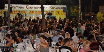 Στιγμιότυπο από το «Μοθωπορί αροθυμίας» του 2022 (φωτ.: Facebook / Nikos Alvanoudis)
