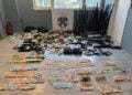 Μέρος των ευρημάτων της ΕΛΑΣ