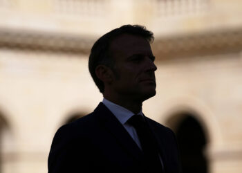 Ο Εμανουέλ Μακρόν (φωτ.:  EPA / Christophe Ena / POOL MAXPPP OUΤ)