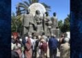 Το Μνημείο Μικρασιατών στη Νέα Φιλαδέλφεια (φωτ.: facebook/Σύνδεσμος Μικρασιατών Ν. Φιλαδέλφειας - Ν. Χαλκηδόνας)