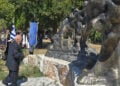 Από την τελετή των αποκαλυπτηρίων (φωτ.: facebook / Γεώργιος Αμανατίδης)