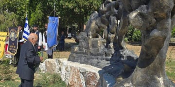 Από την τελετή των αποκαλυπτηρίων (φωτ.: facebook / Γεώργιος Αμανατίδης)