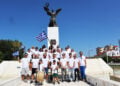 Τα μέλη του Πολιτιστικού Συλλόγου Τεμένους-Παρανεστίου σε ένα καρέ από το βίντεο για τη συμμετοχή τους στο «Φεστιβάλ Τουρισμού Σαγκάης» (φωτ.: Πολιτιστικός Σύλλογος  Τεμένους-Παρανεστίου «Ο Προφήτης  Ηλίας»)
