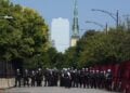 Αστυνομικοί έχουν παραταχθεί σε περιοχή του Σικάγο για παλιότερο συνέδριο των Δημοκρατικών (φωτ. αρχείου: EPA/Will Oliver)