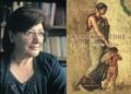 Αριστερά η συγγραφέας Χαρά Γεωργιάδου και δεξιά το εξώφυλλο του βιβλίου της (φωτ.: Μέριμνα Ποντίων Κυριών)