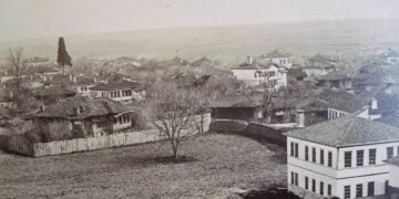 Άποψη της Πάφρας, το 1877 (πηγή: eskiturkiye.net/813/bafra)