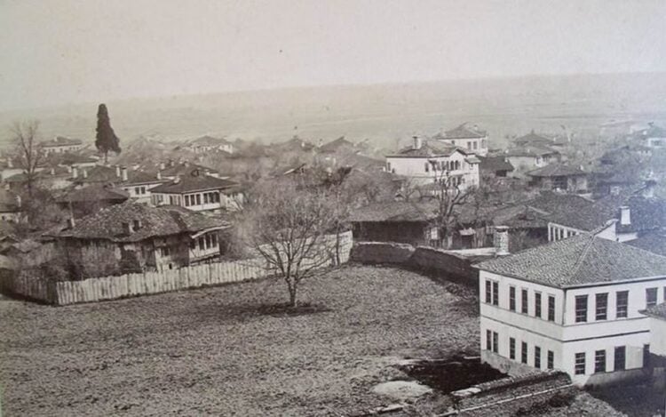 Άποψη της Πάφρας, το 1877 (πηγή: eskiturkiye.net/813/bafra)