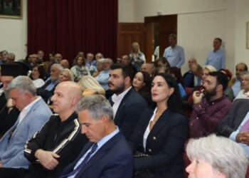 Στιγμιότυπο από την εκδήλωση της Ένωσης Φίλων ΑΕΚ για τα Σεπτεμβριανά του 1955 (φωτ.: Ένωσις Φίλων ΑΕΚ)