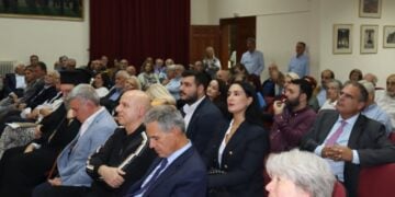 Στιγμιότυπο από την εκδήλωση της Ένωσης Φίλων ΑΕΚ για τα Σεπτεμβριανά του 1955 (φωτ.: Ένωσις Φίλων ΑΕΚ)