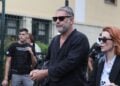 Δίκη στο Αυτόφωρο Μονομελές Πλημμελειοδικείο της Αθήνας, της υπόθεσης του ηθοποιού Βασίλη Μπισμπίκη, για τις υλικές ζημιές που προκάλεσε με το όχημά του Τετάρτη 8 Οκτωβρίου 2025. (Φωτ.: Eurokinissi/Σωτήρης Δημητρόπουλος)