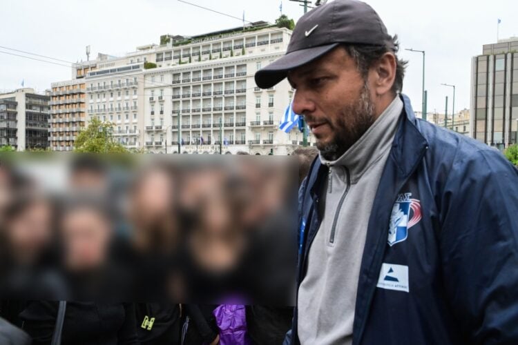 Ο Πάνος Ρούτσι, πατέρας θύματος στο δυστύχημα των Τεμπών ( φωτ.: Eurokinissi/Τατιάνα Μπόλαρη