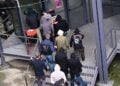 Εικόνα από την μεταγωγή των συλληφθέντων για τις παράνομες επιδοτήσεις του ΟΠΕΚΕΠΕ, στην Ευρωπαϊκή Εισαγγελία (φωτ.: Μιχάλης Καραγιάννης/ EUROKINISSI)