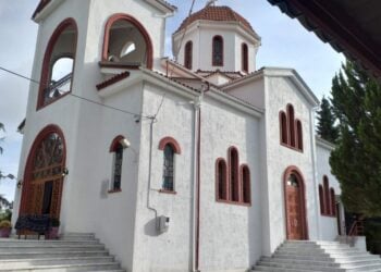 Ο ιερός ναός Αγίου Γεωργίου Περιστερεώτα (φωτ.: Σωματείο Άγιος Γεώργιος Περιστερεώτα)