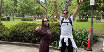 O Κωνσταντίνος Αργυρός και η Κλαυδία βρίσκονται αυτές τις ημέρες σε περιοδεία στην Αυστραλία (Φωτ.: instagram argiros_konstantinos)