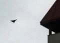 Drone στον ουρανό του Κιέβου κατά τη διάρκεια ρωσικής επίθεσης (φωτ.: EPA / Maxim Marusenko)