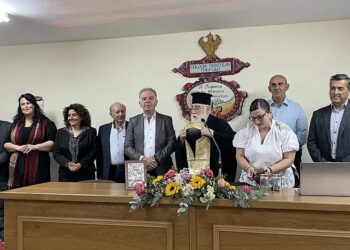 Mε τον καθιερωμένο αγιασμό και με μια ημερίδα ξεκίνησε η νέα πολιτιστική χρονιά της Ένωσης Ποντίων Πιερίας (φωτ.: Ολύμπιο Βήμα)