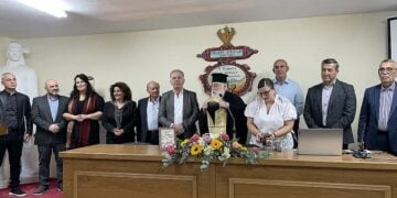 Mε τον καθιερωμένο αγιασμό και με μια ημερίδα ξεκίνησε η νέα πολιτιστική χρονιά της Ένωσης Ποντίων Πιερίας (φωτ.: Ολύμπιο Βήμα)