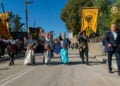 Παρέλαση στους Φιλίππους, στη μνήμη των θυμάτων της σφαγής της 4ης Οκτωβρίου 1941 (φωτ.: Δήμος Καβάλας / Κώστας Σαραϊδάρης)