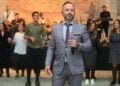 Ο Μπάμπης Ιωακειμίδης στο «Αντάμωμαν» της Ένωσης Ποντιακής Νεολαίας Αττικής, το 2023 (φωτ.: ΕΠΟΝΑ)