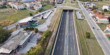Η είσοδος στη Σήραγγα Κατερίνης του Αυτοκινητόδρομου Αιγαίου (φωτ.: ΑΠΕ-ΜΠΕ)