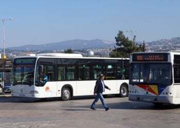 Χωρίς λεωφορεία θα μείνει αύριο η Θεσσαλονίκη στην αρχή και τη λήξη της βάρδιας (φωτ.: ΜΟΤΙΟΝΤΕΑΜ/Βασίλης Βερβερίδης)