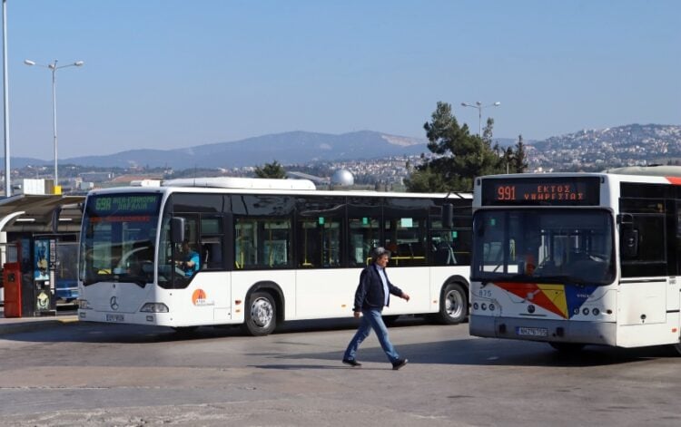Χωρίς λεωφορεία θα μείνει αύριο η Θεσσαλονίκη στην αρχή και τη λήξη της βάρδιας (φωτ.: ΜΟΤΙΟΝΤΕΑΜ/Βασίλης Βερβερίδης)