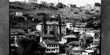 Η Νεοκασάρεια το 1930. Στο κέντρο διακρίνεται το δημαρχείο της πόλης (φωτ.: kulturenvanteri.com)