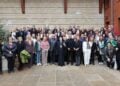Η αντιπροσωπεία της ΕΣΗΕΜ-Θ με τον Οικουμενικό Πατριάρχη Βαρθολομαίο (φωτ.: ΕΣΗΕΜ-Θ)