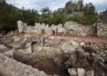 Άποψη των λουτρών που βρέθηκαν στον Όλυμπο Λυκίας, στην Αττάλεια (φωτ.: Πρακτορείο Anadolu)