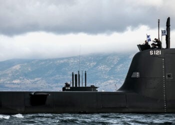 Το υποβρύχιο «Πιπίνος» (φωτ. αρχείου: EUROKINISSI / ΥΕΘΑ)