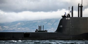 Το υποβρύχιο «Πιπίνος» (φωτ. αρχείου: EUROKINISSI / ΥΕΘΑ)