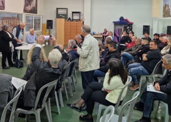 Από την Τακτική Περιφερειακή Σύνοδο του ΣΠΟΣ Ν. Θεσσαλονίκης (φωτ.: facebook / Katerina Bili)